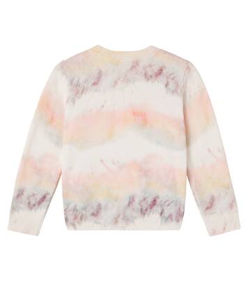 Embroidered tie-dye cotton sweatshirt | Zimmermann Kids