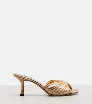 Skye metallic leather mules | Jimmy Choo
