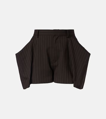 Striped Bermuda shorts | Sacai