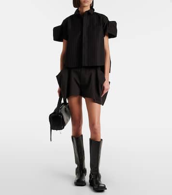 Striped Bermuda shorts | Sacai