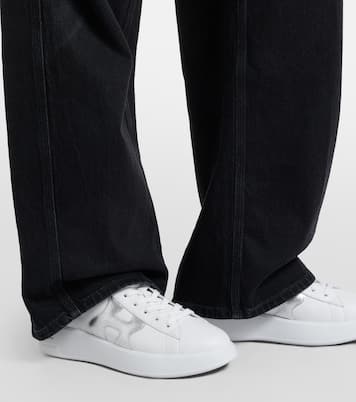 Hogan Rebel leather platform sneakers | Hogan