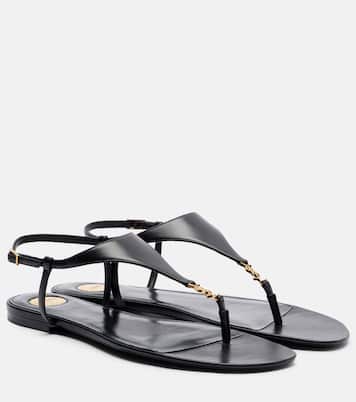 Sandales Cassandre en cuir | Saint Laurent