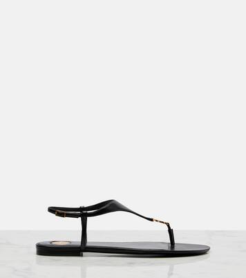 Sandales Cassandre en cuir | Saint Laurent