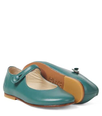 Ella leather Mary Jane flats | Bonpoint