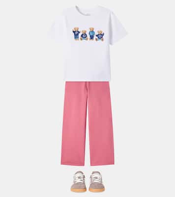 T-shirt Polo Bear imprimé en coton | Polo Ralph Lauren Kids