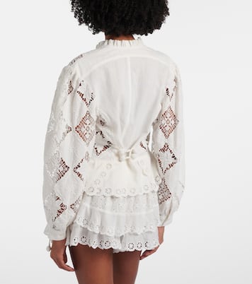 Blouse Nina en coton et lin | Isabel Marant