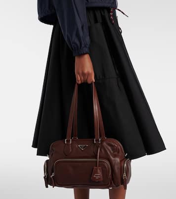 Schultertasche Large aus Leder | Prada