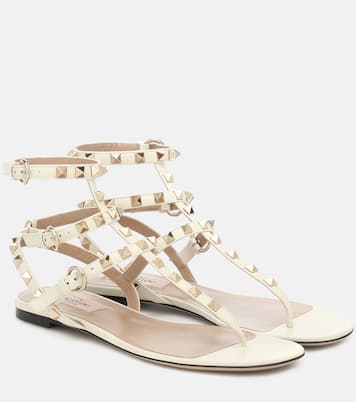 Sandales Rockstud en cuir | Valentino Garavani