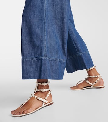 Sandales Rockstud en cuir | Valentino Garavani