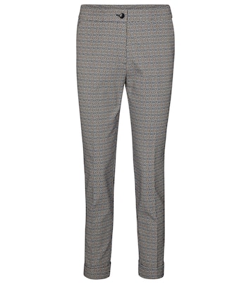High-rise printed slim pants | Etro