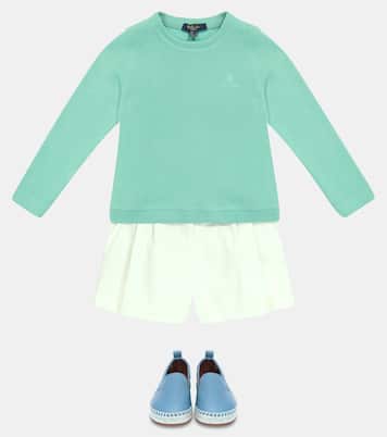 Horsey cotton sweater | Loro Piana Kids