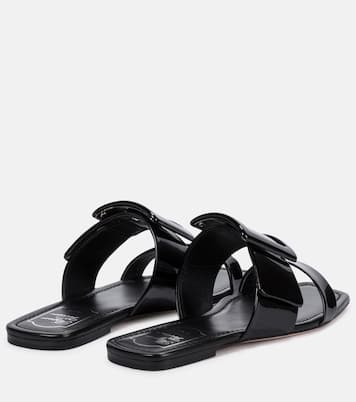 Mules en cuir verni | Roger Vivier