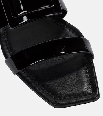 Mules en cuir verni | Roger Vivier