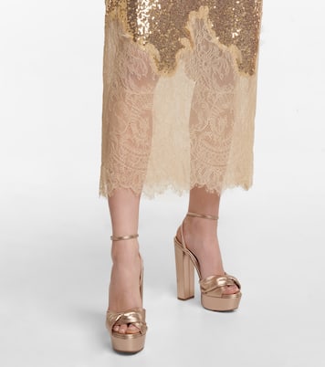 Sandali Olie Plateau 140 con plateau | Aquazzura