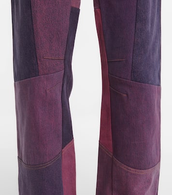 Paneled high-rise wide-leg jeans | Marine Serre