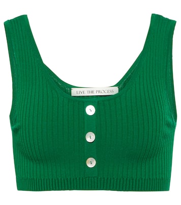 Saros ribbed-knit jersey bralette | Live The Process