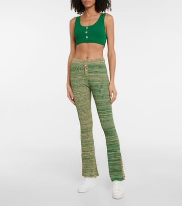 Saros ribbed-knit jersey bralette | Live The Process