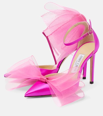 Averly 100 bow-trimmed pumps | Jimmy Choo