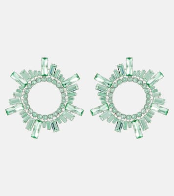 Boucles d'oreilles Begum à cristaux | Amina Muaddi