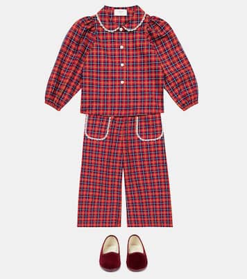 Checked cotton pajamas | Paade Mode