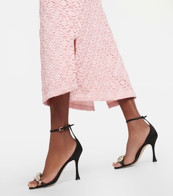Off-Shoulder-Midikleid aus Spitze | Giambattista Valli