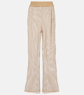 Pantalon Sullivan en résille à cristaux | Simkhai