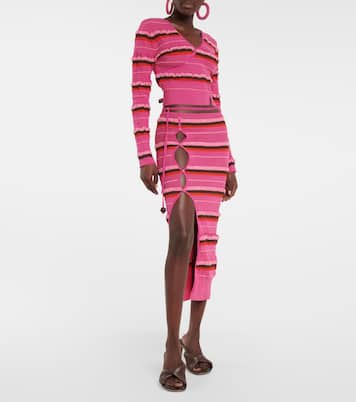 Falda midi La Jupe Maille Concha | Jacquemus