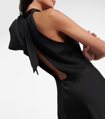 Cutout asymmetric halterneck dress | Stella McCartney