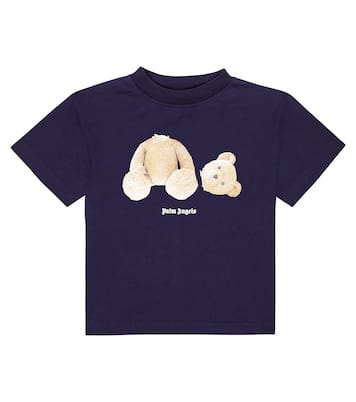 Camiseta en jersey de algodón estampada | Palm Angels Kids
