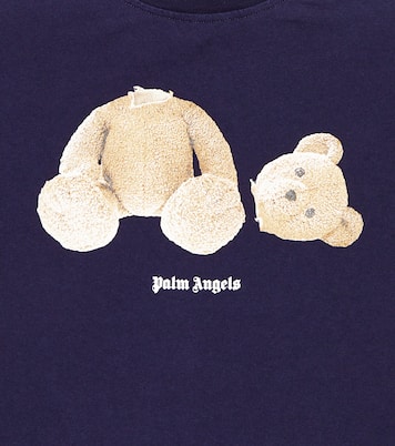 Camiseta en jersey de algodón estampada | Palm Angels Kids