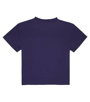 Camiseta en jersey de algodón estampada | Palm Angels Kids