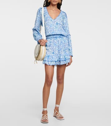 Ilona floral minidress | Poupette St Barth