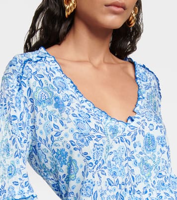 Ilona floral minidress | Poupette St Barth