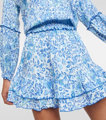 Ilona floral minidress | Poupette St Barth