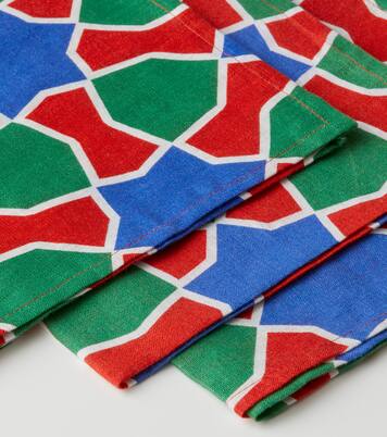 Tiles set of 4 napkins | Cabana