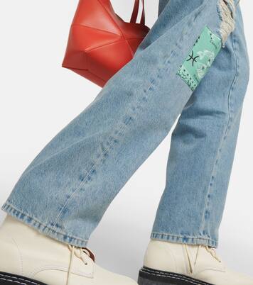 The Twelve Signs patchwork jeans | Alanui