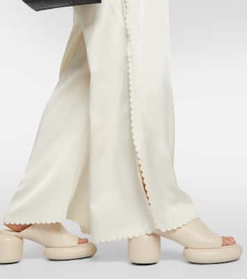 Mono de crepé festoneado | Jil Sander