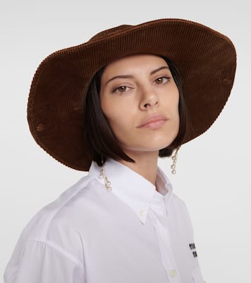Hut aus Cord | Miu Miu