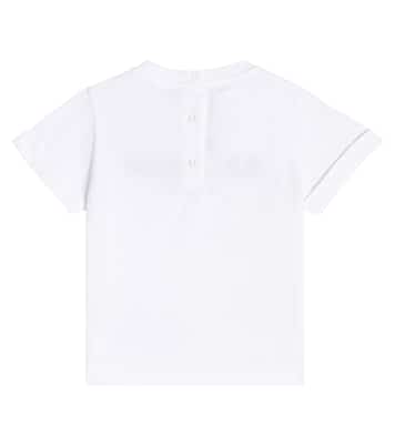 Baby T-Shirt aus Baumwoll-Jersey | Balmain Kids