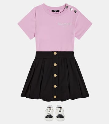 Gonna plissé | Balmain Kids