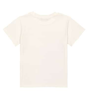 Camiseta en jersey de algodón con logo | Balmain Kids