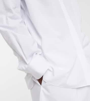 Camisa Derica de algodón y cachemir | The Row