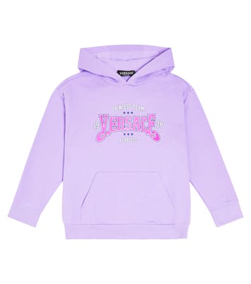Sudadera en jersey de algodón con logo | Versace Kids