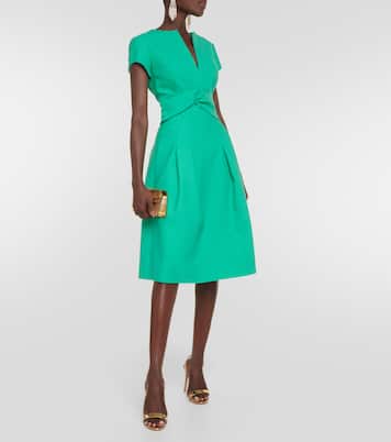 Abito midi in misto lana | Oscar de la Renta