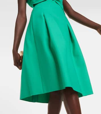 Abito midi in misto lana | Oscar de la Renta