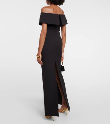 Elowen high-rise crêpe maxi skirt | Safiyaa