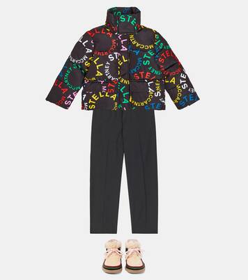 Giacca imbottita con logo | Stella McCartney Kids
