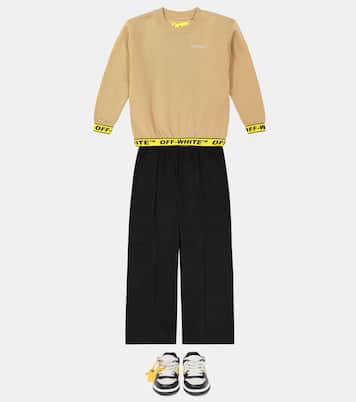 Sudadera de algodón con logo | Off-White Kids