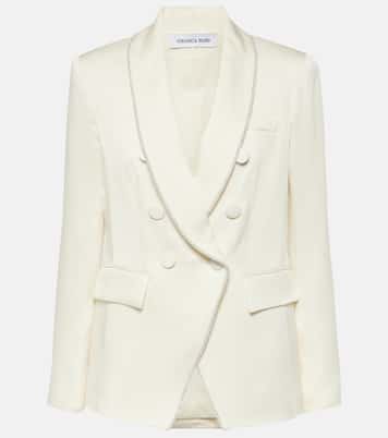 Jagger Dickey crêpe satin blazer | Veronica Beard