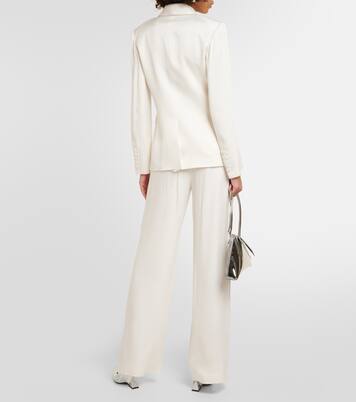 Jagger Dickey crêpe satin blazer | Veronica Beard